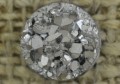  [04658] Kaboszon brokatowy druzy srebrny 8mm