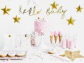 [d0113] Baner dekoracyjny złoty hello baby