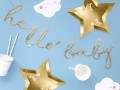 [d0113] Baner dekoracyjny złoty hello baby