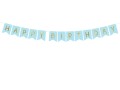 [d0117] Baner urodzinowy Happy Birthday niebieski