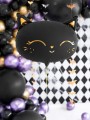 [d0475] Balon foliowy kotek czarny