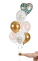 [d0367] Balony z nadrukiem love mix 6szt