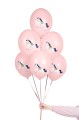 [d0370] Balony z nadrukiem konik różowe 6szt