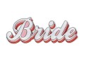 [d0518] Naprasowanka na ubranie Bride 22x8cm
