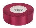[825106] Wstążka satynowa 25mm 32mb czerwonoróżowa