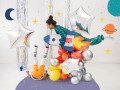 [d0374] Balony lateksowe srebrne 10szt