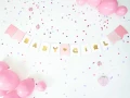 [d0111] Baner dekoracyjny różowy BABY GIRL