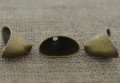 [17152] Nakładka na koralik kolor brąz 19*11mm