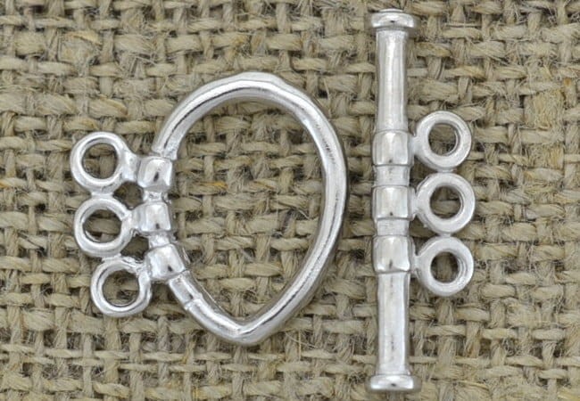 {315145} Zapięcie klasyczne przekładane do bransoletki trzyrzędowej