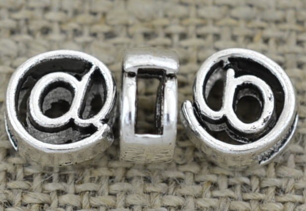 312170 Koralik modułowy  w kolorze srebrnym