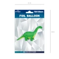 [d0487] Balon foliowy brachiozaur zielony 78*130cm