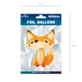 [d0494] Balon foliowy lisek 45*63cm