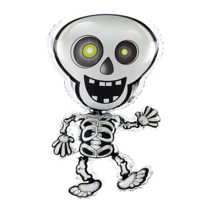 [d0499] Balon foliowy na Halloween kościotrup 47*81cm