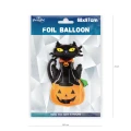 [d0600] Balon foliowy na Halloween dynia z kotem 68*97cm
