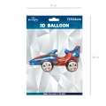[d0625] Balon foliowy samochód wyścigowy 72*34cm