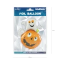 [d0633] Balon foliowy dynia z duszkiem 64*80cm