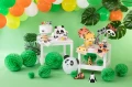 [d04027] Małe toppery na tort lub babeczkę zwierzątka safari 8szt