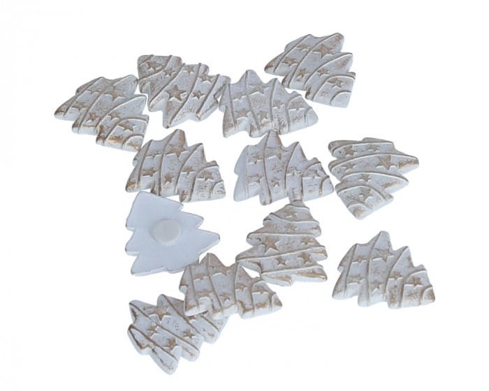 [ś07490] Choinki ceramiczne na przylepcu 12szt