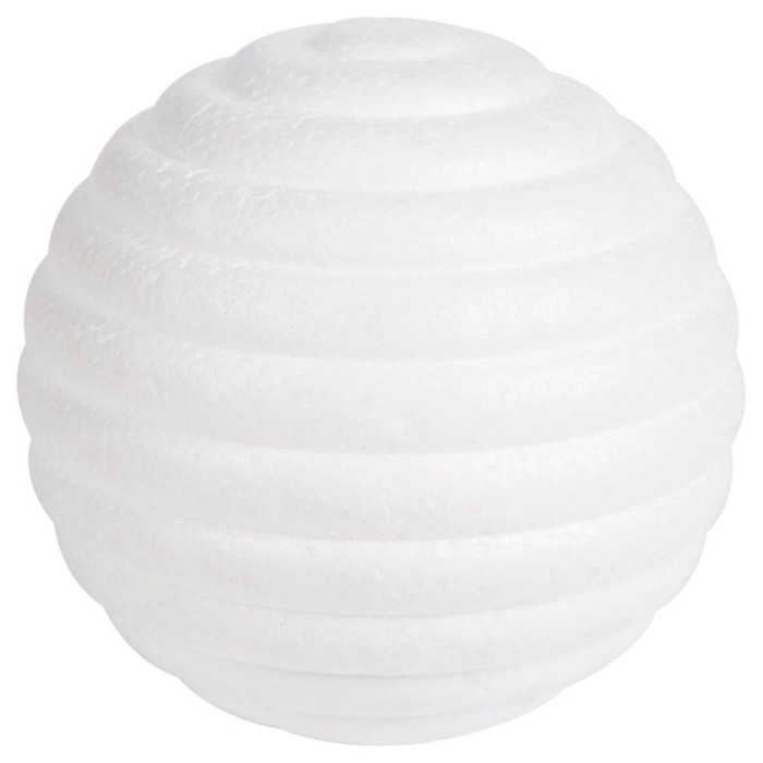 [608274] Kula ozdobna styropianowa 8cm poziome paski