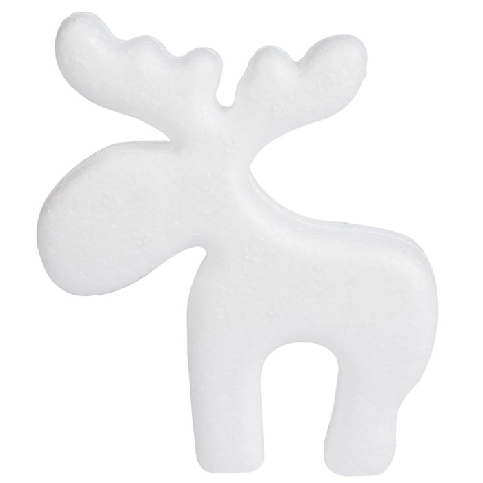[608278] Renifer styropianowy płaski 7cm