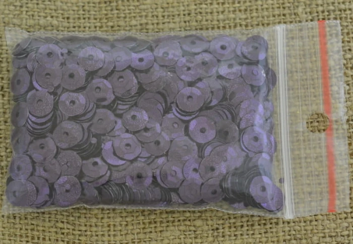  [55518] Cekiny łamane fioletowe ciemne 6mm 12 gram