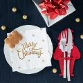 [d04031] Serwetki papierowe Merry Christmas śnieżynki