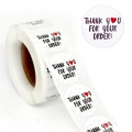 [72132] Naklejki z napisem Thank you for your order! 500szt