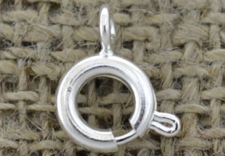  {31515} Zapięcie federing w kolorze srebrnym 6mm