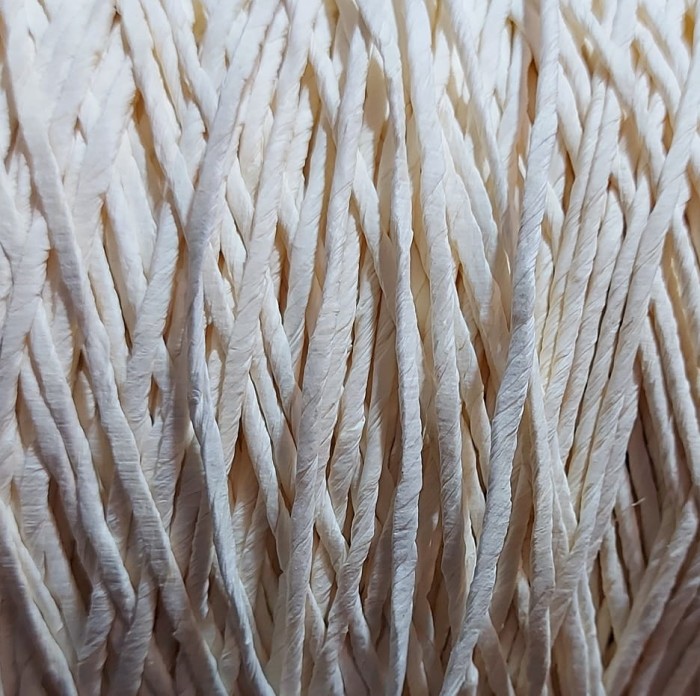[74021] Sznurek papierowy 3mm kremowy 25m