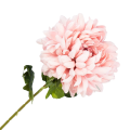 [680596] Chryzantema na gałązce 78cm przydymiona różowa
