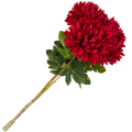 [680598] Chryzantema na gałązce 78cm czerwona