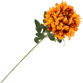 [680595] Chryzantema na gałązce 78cm pomarańczowa cieniowana
