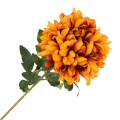 [680595] Chryzantema na gałązce 78cm pomarańczowa cieniowana