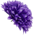[680588] Główka kwiatowa chryzantema 12 płatków 18cm fioletowa