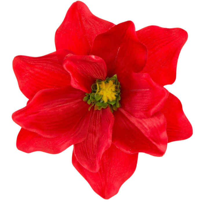 [w04032] Główka kwiatowa magnolia 18cm czerwona