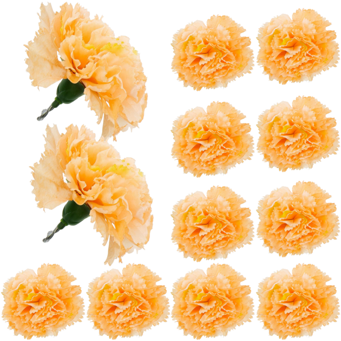 [w04007] Goździk główka 9cm łososiowa 12szt