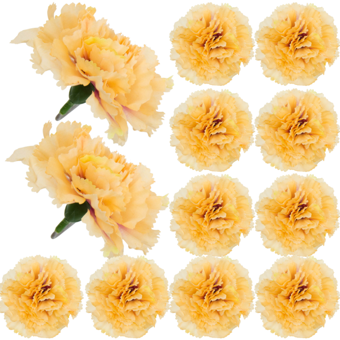 [w04006] Goździk główka 9cm bladopomarańczowa 12szt