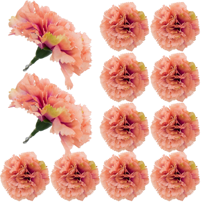 [w04008] Goździk główka 9cm brudnoróżowa 12szt