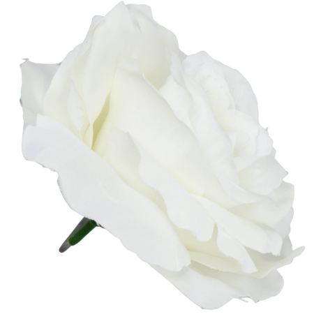 [w04017] Róża główka 13cm kremowa