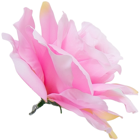 [w04024] Róża główka 13cm jasnoróżowa cieniowana