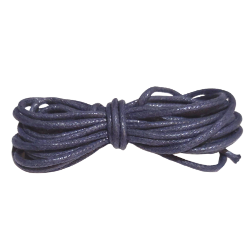 [717124] Sznurek woskowany ciemnogranatowy 2mm 3m