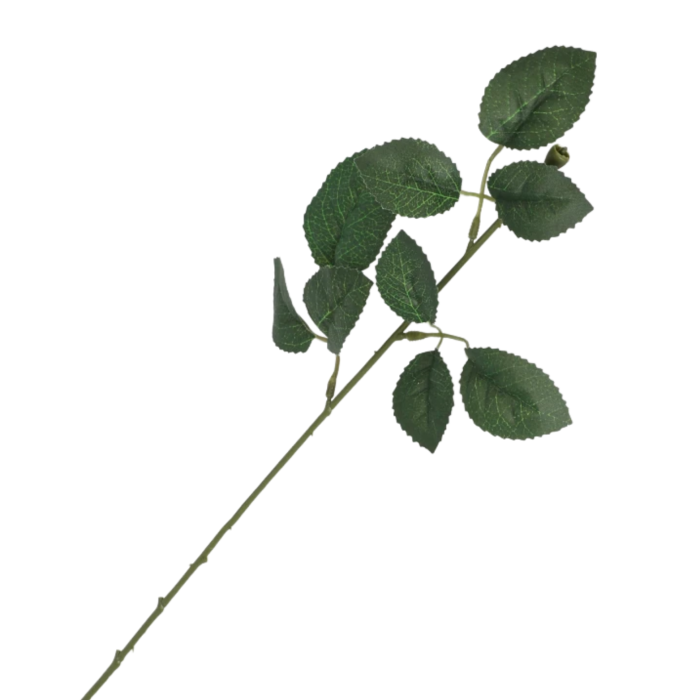 [680732] Łodyga róży 3 odnóżki liści 50cm