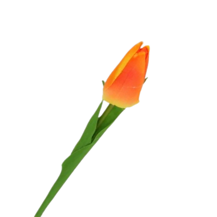 [w04037] Tulipan na gałązce 50cm pomarańczowy
