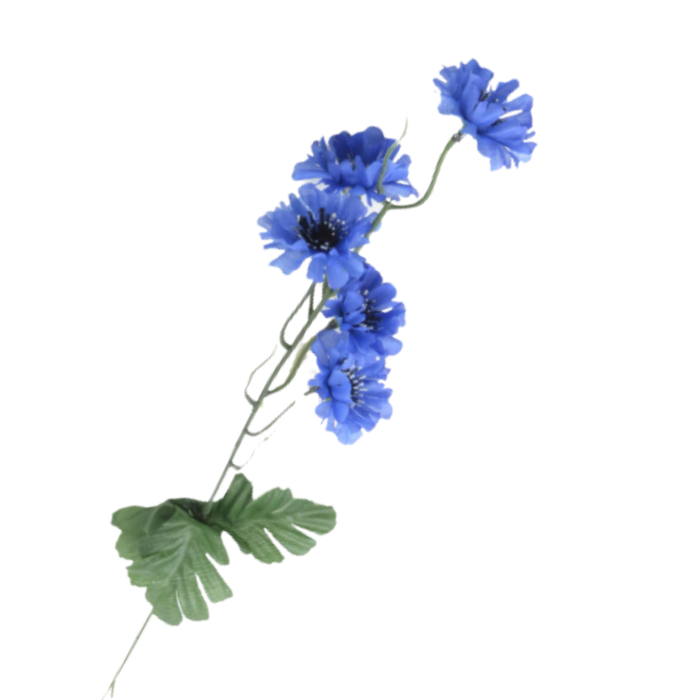 [680712] Gałązka kwiatowa chaber 48cm