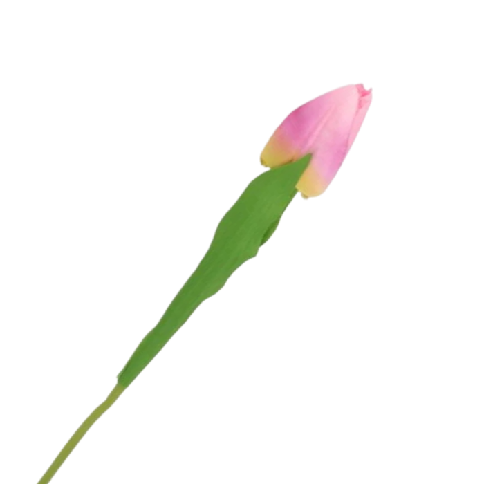 [w04042] Tulipan na gałązce 50cm fioletowo-różowy