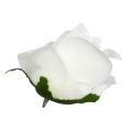 [w0433] Róża główka 9cm biała