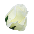 [w0434] Róża główka 9cm kremowa