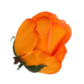 [w0436] Róża główka 9cm pomarańczowa