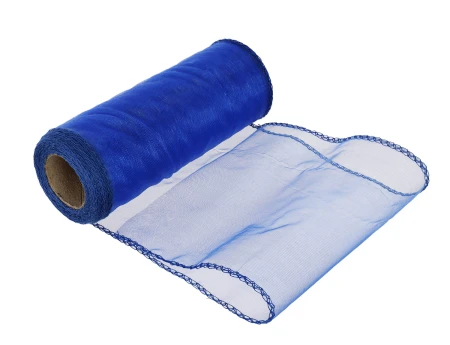 [821006] Organza obszyta na rolce 12cm 9m BLUE