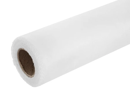 [840001] Organza obszyta na rolce 40cm 9m WHITE